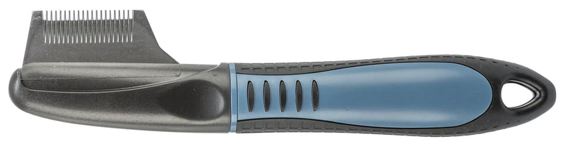 Trixie Fine Coat Comb Trimmer, Stainless Steel, Dogs, Black - PawsPlanet Australia