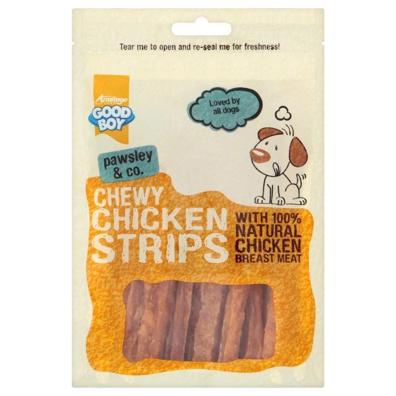 GoodBoy Pawsley & Co Chewy Strips MIX PACK (Lamb 80g, Chicken 100g, Beef 90g) - PawsPlanet Australia