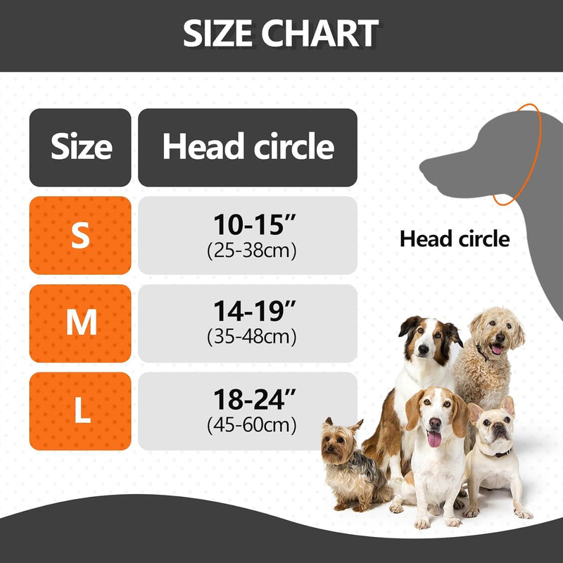 Dog Ear Muffs & No Shake Ear Wrap for Hematoma, Bathing, Drying, Swim& Noise Anxiety Relief- Elastic Waterproof Ear Protector with Calming Hoodie Design for Grooming/Head Ear Cover (Grey, S) Grey Small（Head Size 10"-15"）