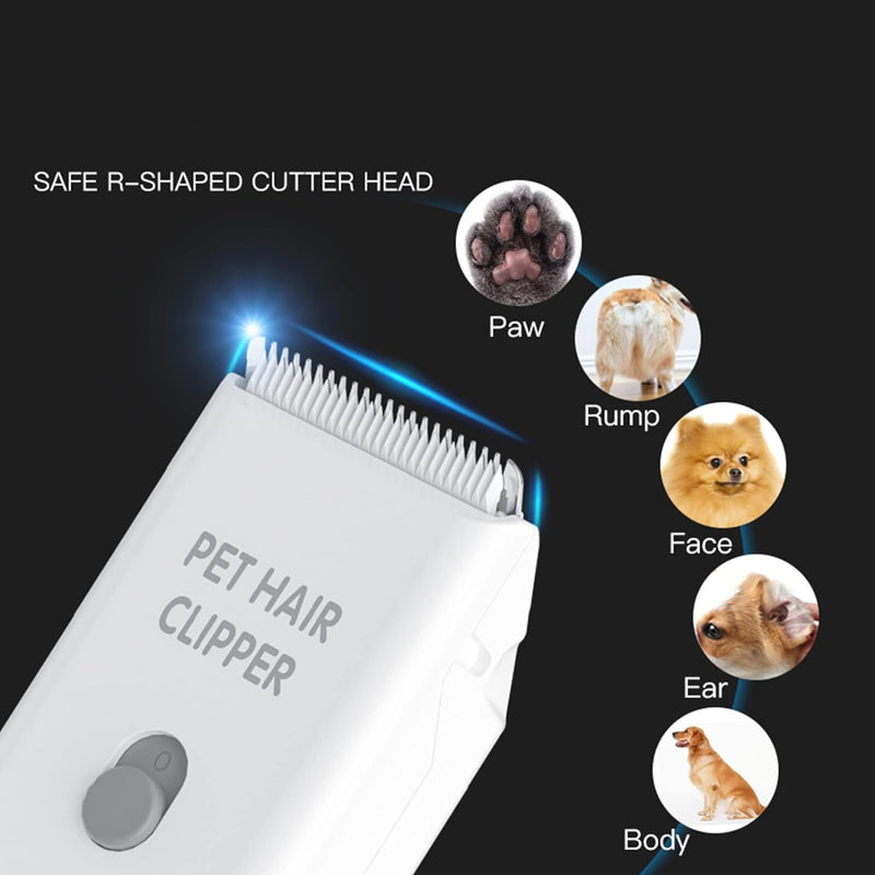 3 PCS Standard Size Replaceable Ceramic Blades Set for Pet Hair Clipper, Cat & Dog Grooming Blades (3pcs) 3pcs Blades