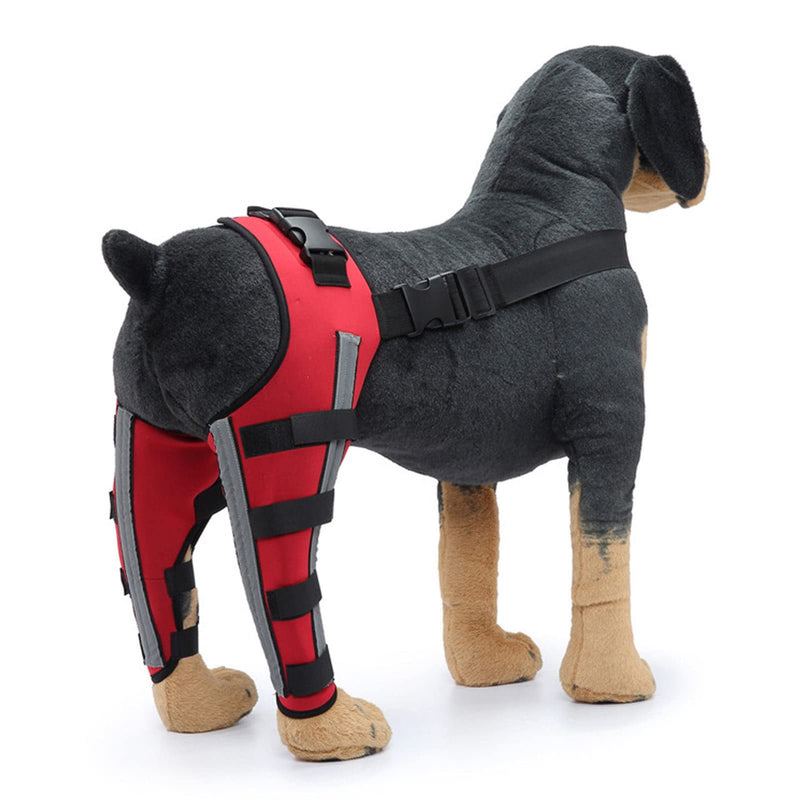 Dog Knee Brace for Torn ACL, Dog Knee Brace Dog Leg Braces, Elastic Shockproof Pet Knee Pads with Reflective Strips, Dog ACL Brace Hind Leg for K9 ACL CCL Luxating Patella (M) Medium - PawsPlanet Australia