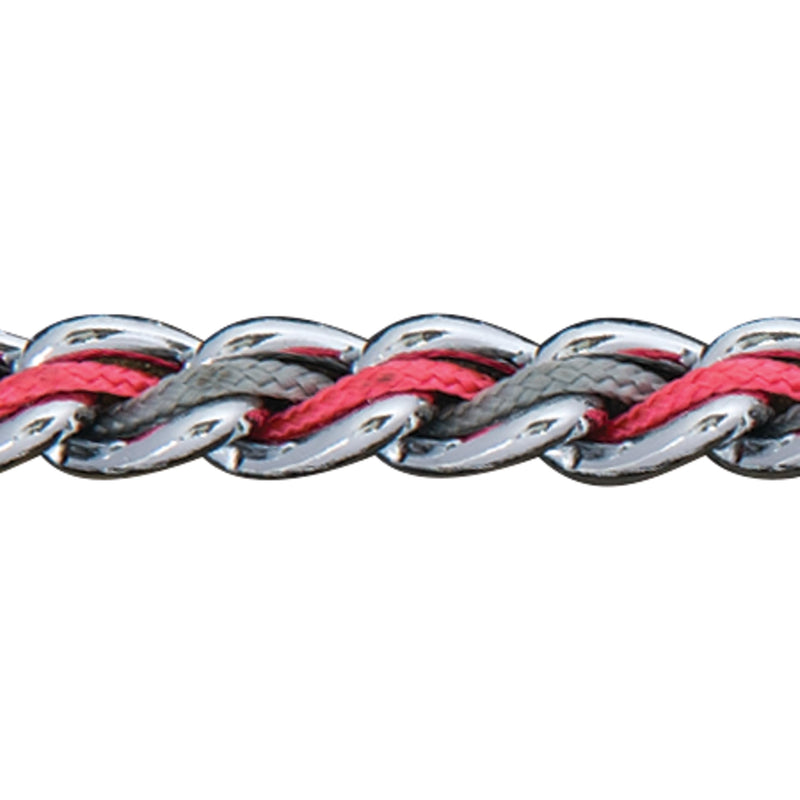 Terrain D.O.G. Laced Chain Slip Collar 20-inch x 3.5 mm Pink/Gray