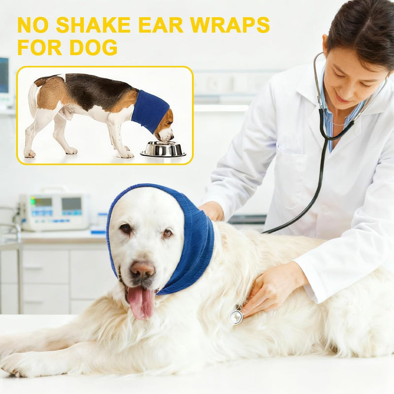 2 Pack Soothing Earmuffs for Dogs, Noise Protection, Pet Ear Flap, Head Wrap Ears, Noise Canceling Hoodie