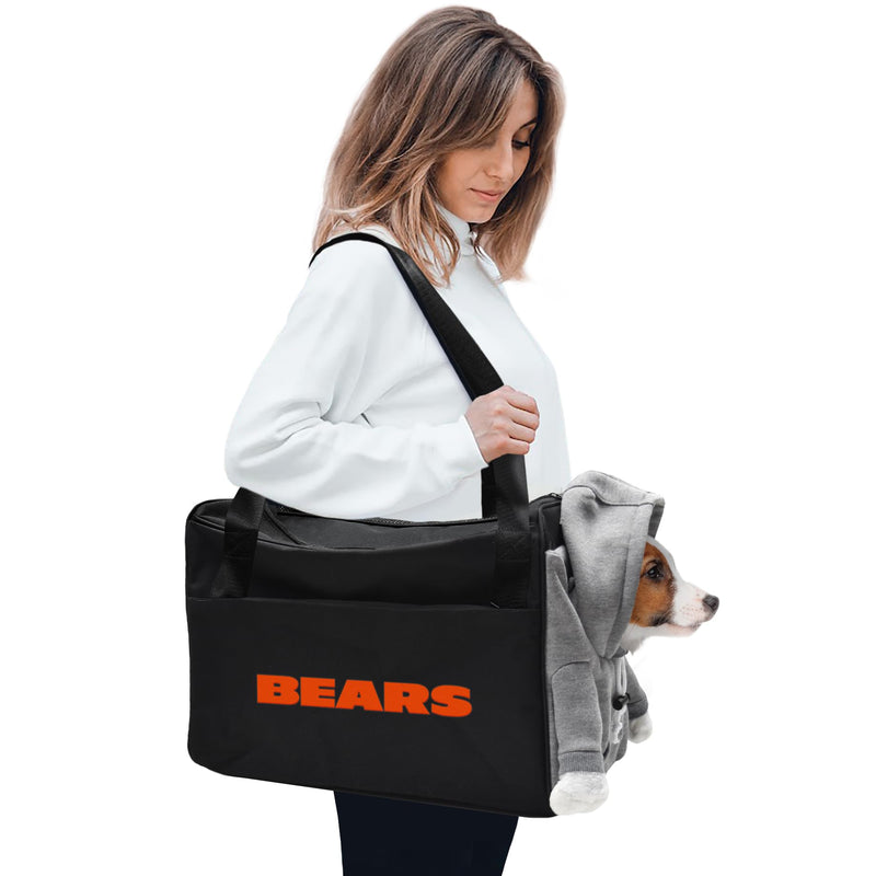 Littlearth NFL Furry Fan Pet Carrier Chicago Bears - PawsPlanet Australia
