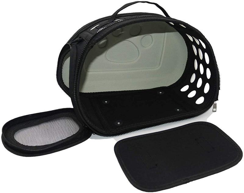 Portable Small Animal Hedgehog Guinea Pig Carrier Cage Bag Critter with Shoulder Strap Mat Side Open Breathable Small Pet Guinea Pig Carriers Cages for Guinea Pig Bunny Kitten Ferret Hedgehog Carrier Laser - PawsPlanet Australia
