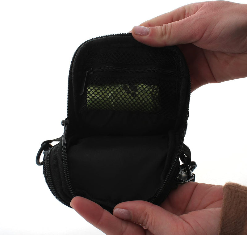 pet wiz Slim & Lightweight Dog Walking Bag with Detachable and Adjustable Strap, Water Resistant Neoprene - PawsPlanet Australia