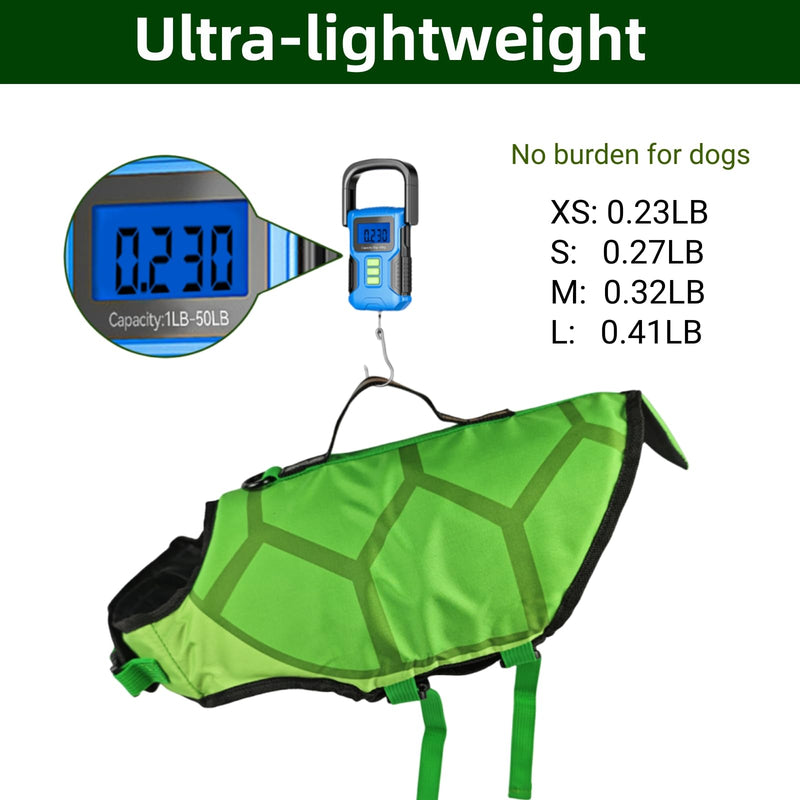 Dog Life Jacket, Lightweight Dog Life Vest for Swimming Boating, Adjustable Life Jackets for Small Medium Large Dogs, Reflective Dog Swimming Vest with Rescue Handle(Small) - PawsPlanet Australia