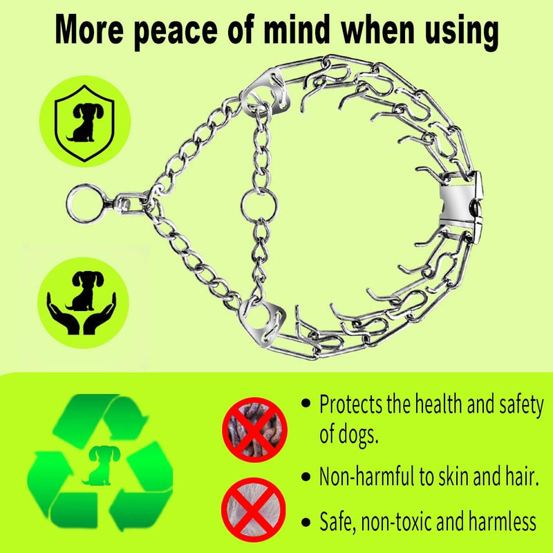 Dog Collar with Quick Release, Adjustable Dog Collar Suitable for Small, Medium, and Large Dogs (M) M - PawsPlanet Australia