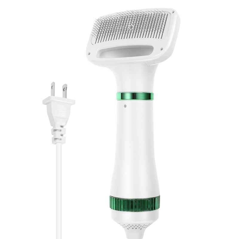 Scicalife Pet Hair Dryer, 2 in 1 Quiet Portable Pet Grooming Blower with Slicker Brush, Adjustable 3 Temperatures & Fast-Drying Towel, Home Pet Care for Dogs, Cats & Other Coated Breed. - PawsPlanet Australia