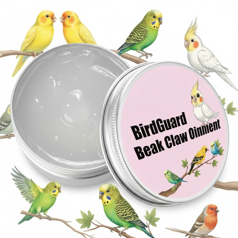 Parrot Beak Oil & Bird Feet Moisturizer – Ointment for Dry Skin, Beak Care & Claw Repair for Budgies, Cockatiels for Peeling, Flaky, Cracked Beaks and Rough, Dry Claws - PawsPlanet Australia