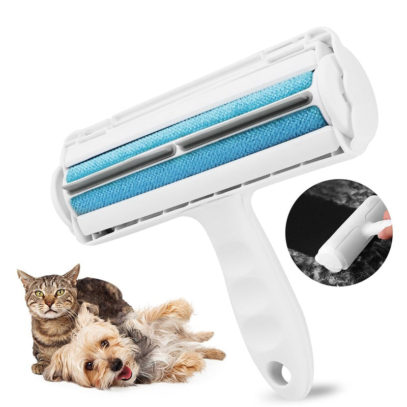 The GoClick Roller Pet Hair Removal Tool effortlessly removes dog and cat hair from furniture, clothes, and more. Durable, easy to use, and built for a cleaner, fur-free home. - PawsPlanet Australia