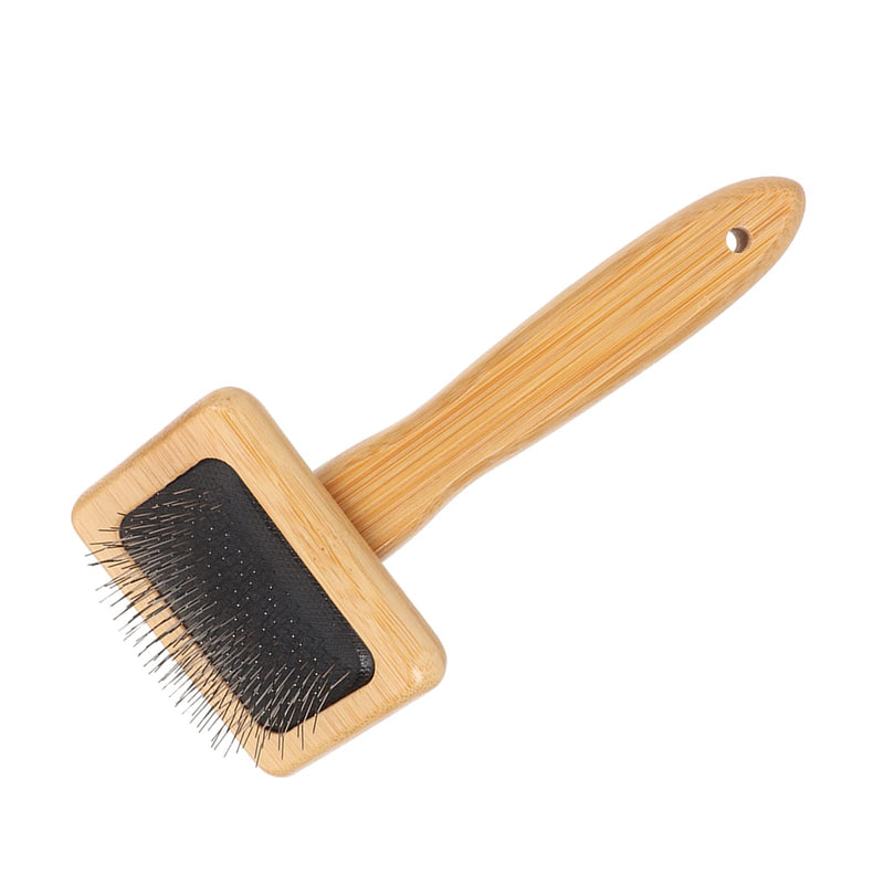 Smoother Brush, Quick Brush, Smooth Curves, Bamboo Macrame Comb, Finely Polished with Cat Hole (S) - PawsPlanet Australia
