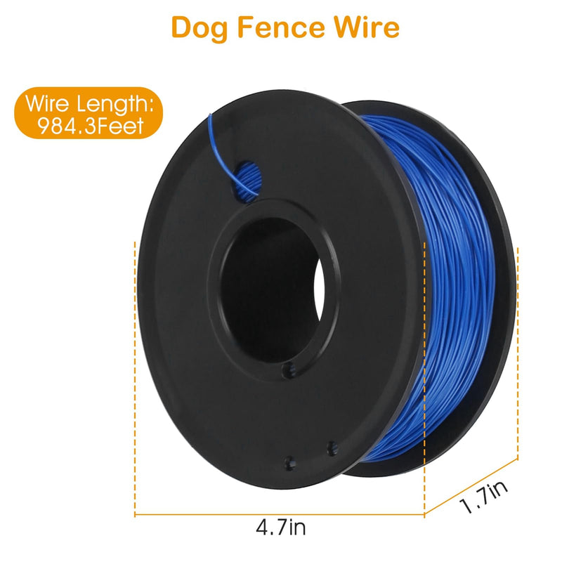 Electric Fence for Dogs Underground Dog Fence Wire 0.43In Dog Fence Wire Aluminum Boundary Wire GPCT2529 Dog Fence System(984 Feet) - PawsPlanet Australia