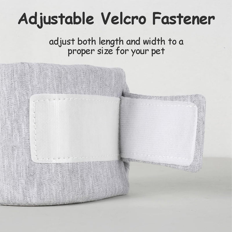 Cat Neck Brace Elizabethan Collar for Pet After Surgery Recovery Adjustable Breathable Neck Cervical Cone for Small Medium Dogs Puppies Kittens with Spinal IVDD Issues (X-Small,Grey) XS Grey - PawsPlanet Australia