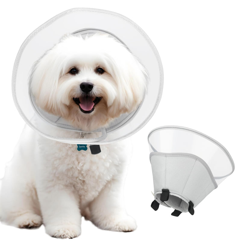 Soft Dog Cone Collar for Large Medium Small Dogs, Adjustable Cones for Dogs to Stop Licking, Recovery Collar After Surgery to Prevent Licking-Comfortable Alternative to Dog Cones(M(Neck:13.2"-15.5") M (Neck: 13.2"-15.5")