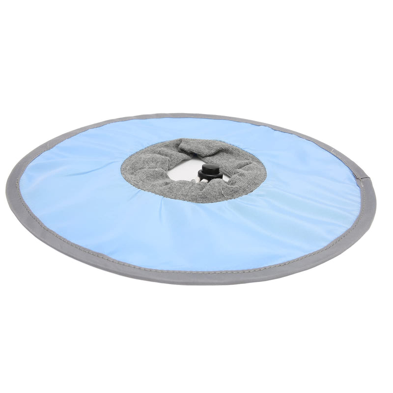 Cat Recovery Collar, Pet Cone Collar Cat Cone Collar Pet Elizabeth Collar Polyester Fasteners Collar for Cat Puppy (M) M Light Blue - PawsPlanet Australia