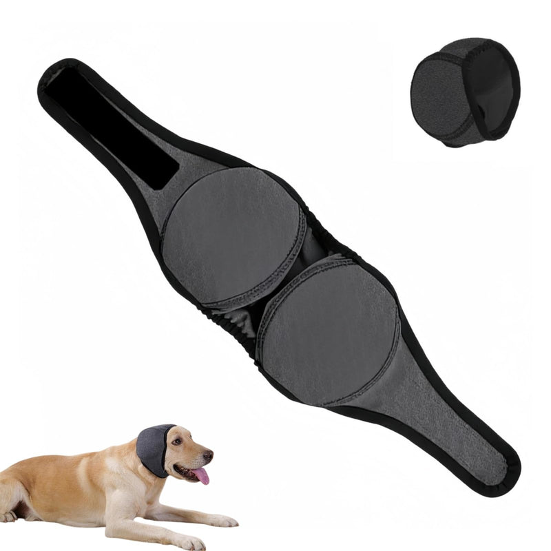 Dog Ear Defenders, Dog Calming & Anxiety Relief Ear Protectors, Waterproof Do/g E/ar Muffs for Anxiety Relief, Adjustable Noise Reducing for Do/gs, Waterproof E/ar Covers for Shower and Swimming(M)
