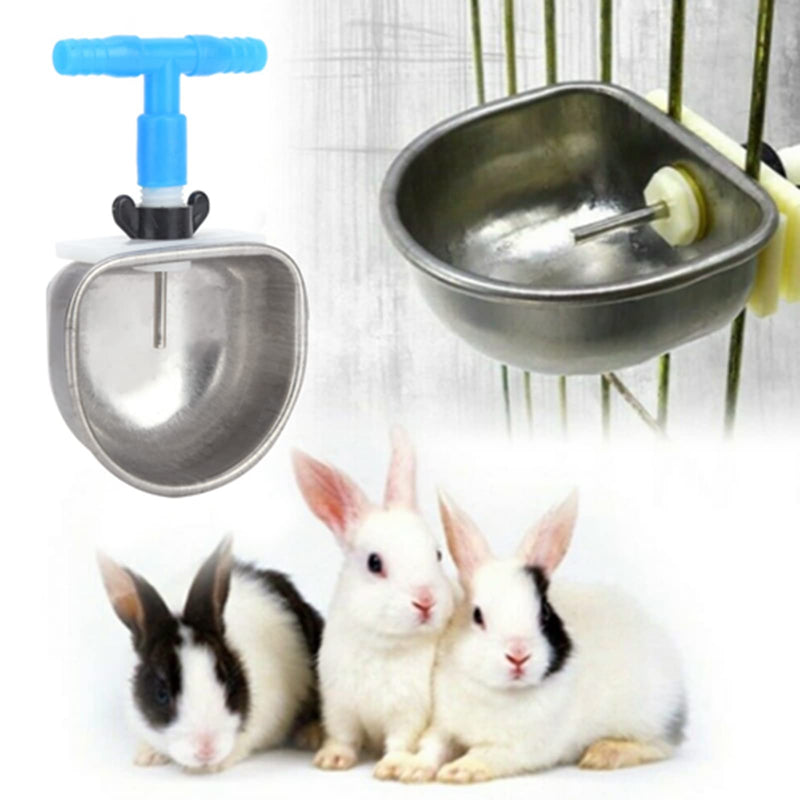 10 Sets Stainless Steel Rabbit Drinker, Nipple Drinking Bowl, Water Feeder for Rabbit, 2.6 X 1.1 in (11) Chazcool8qum1y4b7o-11 - PawsPlanet Australia