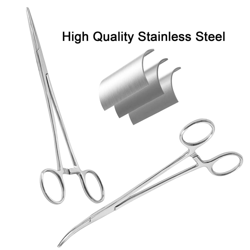 2 Pcs 12.5 inch Dog Scissors, Dog Grooming Scissors, Dog Grooming Kit, Straight, Curved Shears, Stainless Steel Pet Grooming Tools, Dogs Cats Pets Perfect Trimming Kit - PawsPlanet Australia