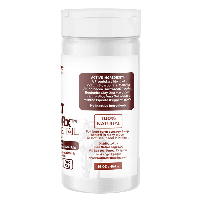 Coat Guard Rx™ Large 16 oz. Coat, Mane, and Tail Powder for Horses - Rain Rot, Sweet Itch, Treatment & Dry Shampoo for Horses. 16Oz