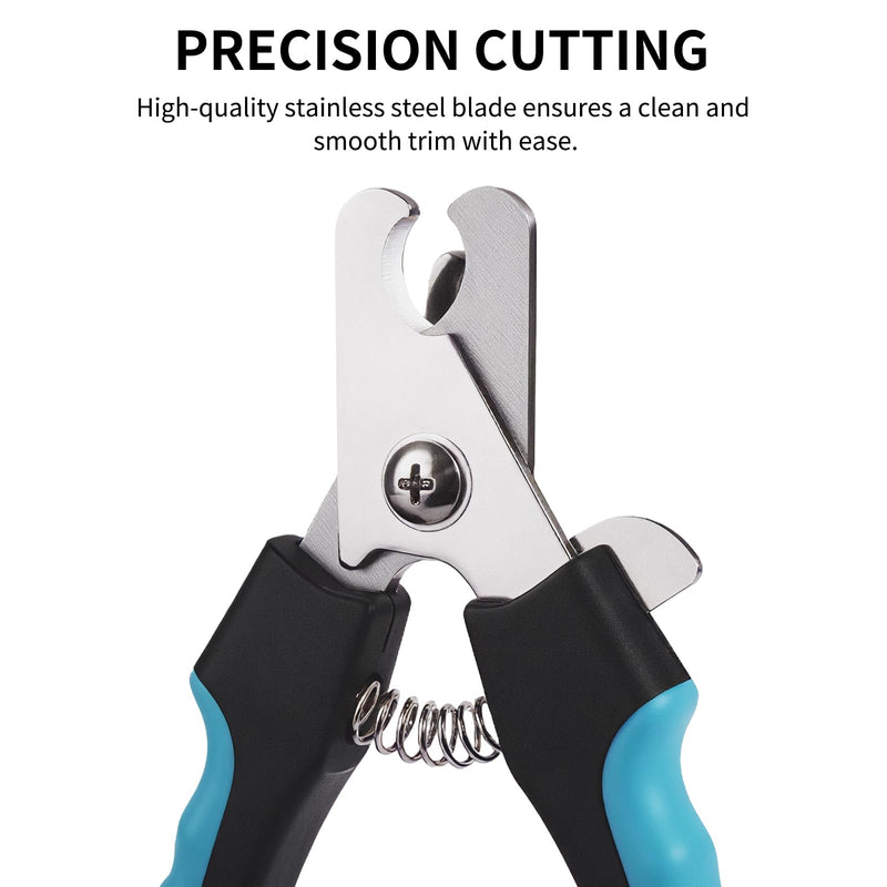 Kuzey Home- Dog & Cat Pets Nail Clippers and Trimmers - with Safety Guard to Avoid Overcutting, Free Nail File, Razor Sharp Blade - Professional Grooming Tool for Pets - PawsPlanet Australia