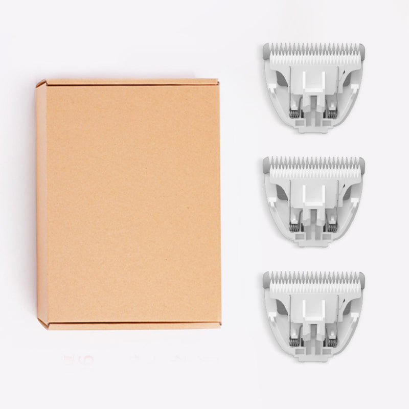 3 Pieces of Replacement Blades for Pet Hair Trimmers,Easy to Put On & Off Waterproof Ceramic Blades for Dog Grooming Shavers,3 PCs in 1 Box Tb006-3pcs