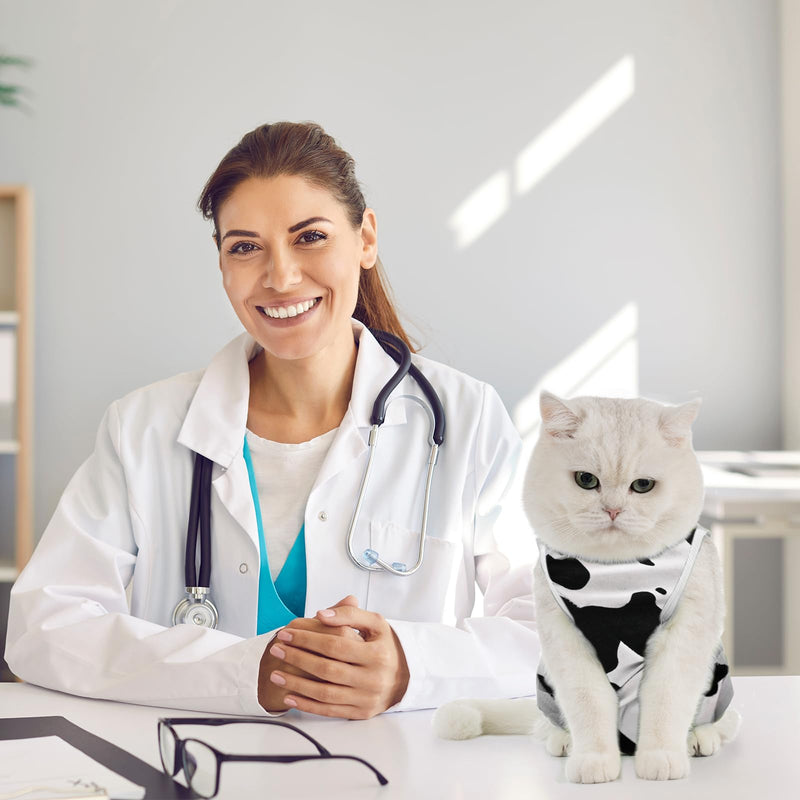 Avont Cat Recovery Suits Bundle with Cat Cone Collar Soft - PawsPlanet Australia