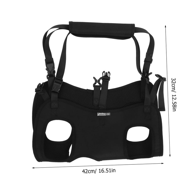 TOYANDONA Adjustable Dog Harness with Supportive Carrying Strap Robust Dog Carrier Bag for Large, Older, and Injured Dogs for Safe Rehabilitation and Comfortable