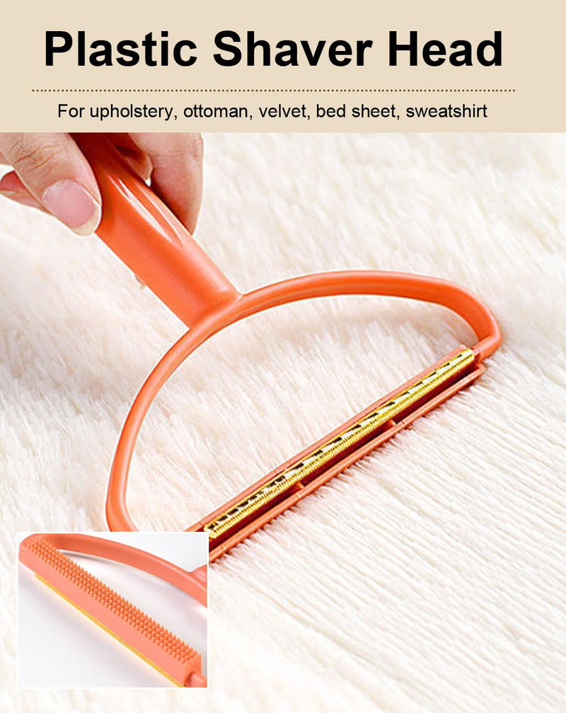 2 in 1 Pet Hair Remover, Pet Hair Remover Fur Remover Dog Hair Remover Cat Hair Remover, Cat Hair Remover Furniture Pet Hair Remover for Couch Pet Hair Remover for Laundry (Blue) Blue - PawsPlanet Australia