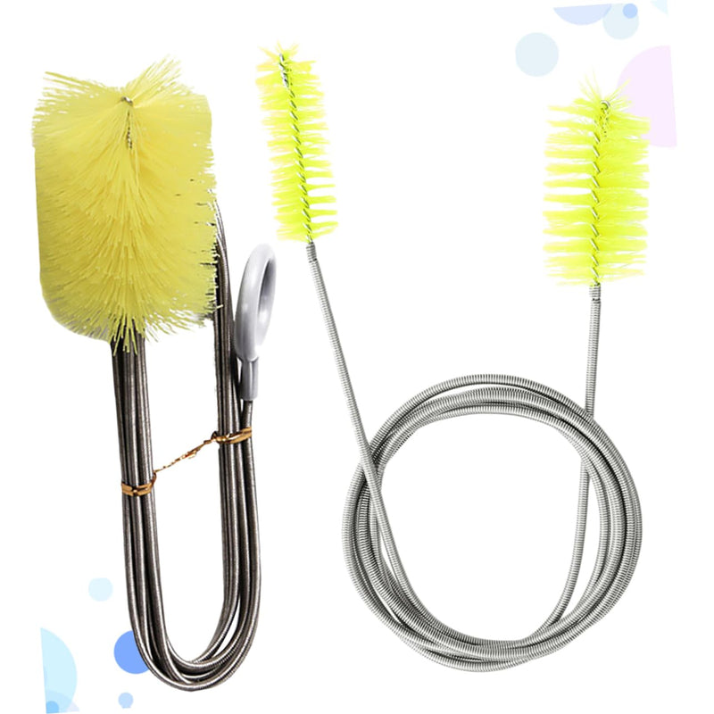 2pcs Tube Cleaning Brush for Hair Brush Cleaner Aquarium Brush Fish Tank Brush Aquarium Cleaning Tool Fish Tank Cleaning Brush aquatainer Piping Bottle Brush Spring - PawsPlanet Australia