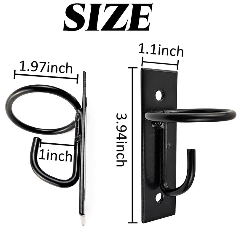 4PCS Bucket Hooks for Horses Equestrian Bucket Hook Metal Water Bucket Hangers Horse Stalls Feed Bucket Barn Farmhouse Supplies (4) 4 - PawsPlanet Australia