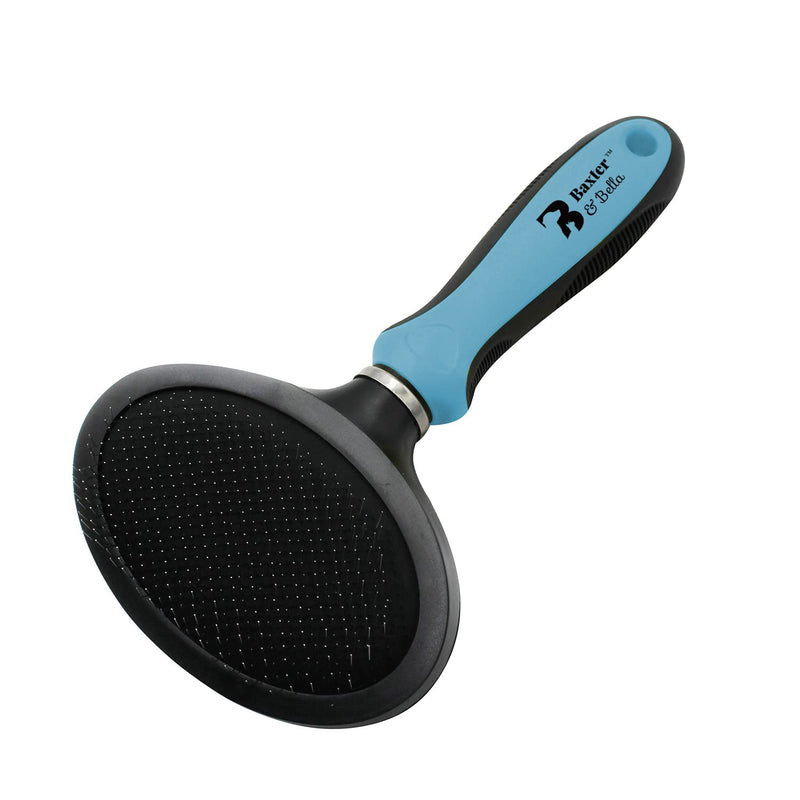 Baxter & Bella Large dog slicker brush. oval head