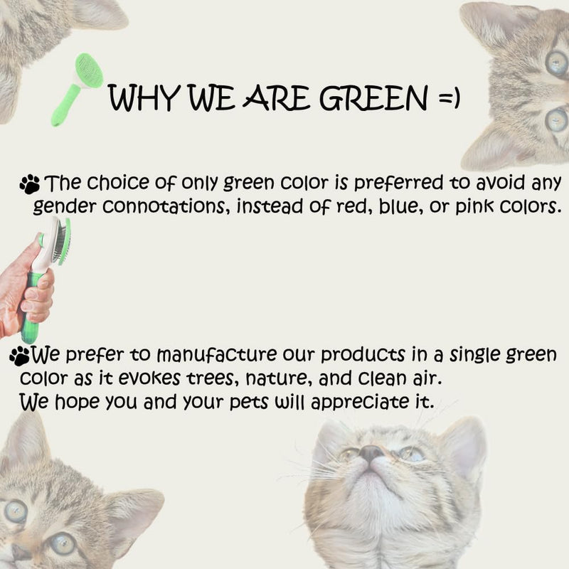 Self cleaning Slicker Brush, Cat Brush, Dog Brush, Shedding and Grooming Tool for Pets, Remove Loose Hair, Fur, Undercoat, Mats, Tangled Hair, Knots for Large Medium Small Sensitive Long or Short Hair - PawsPlanet Australia