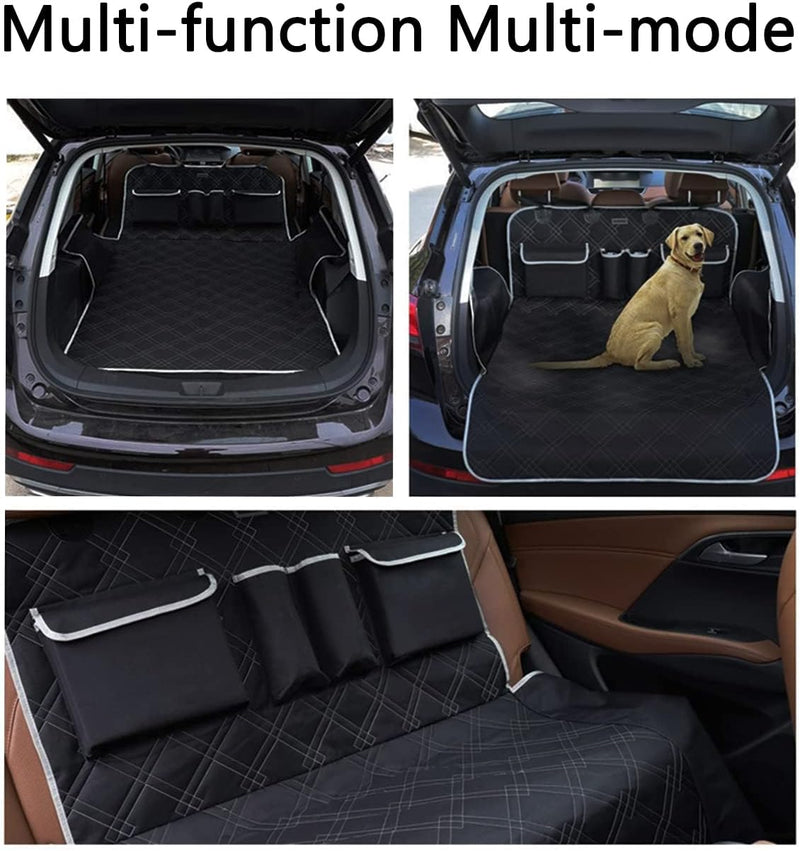Lydonberg Car Boot Liner Protector for Dog - Tearproof and Waterproof Car Boot Protector- Nonslip Washable Car Boot Dog Blanket Universal for Car, Trucks, SUV(Black) - PawsPlanet Australia