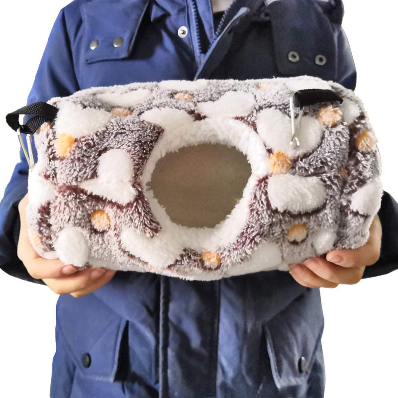 Sugar Glider Sleeping Pouch Small Animal Hammock, Hanging Bed Warm Cotton Nest for Rat Hamster Gerbil Sugar Glider Chinchilla Squirrel Guinea Pig (Coffee) Coffee - PawsPlanet Australia
