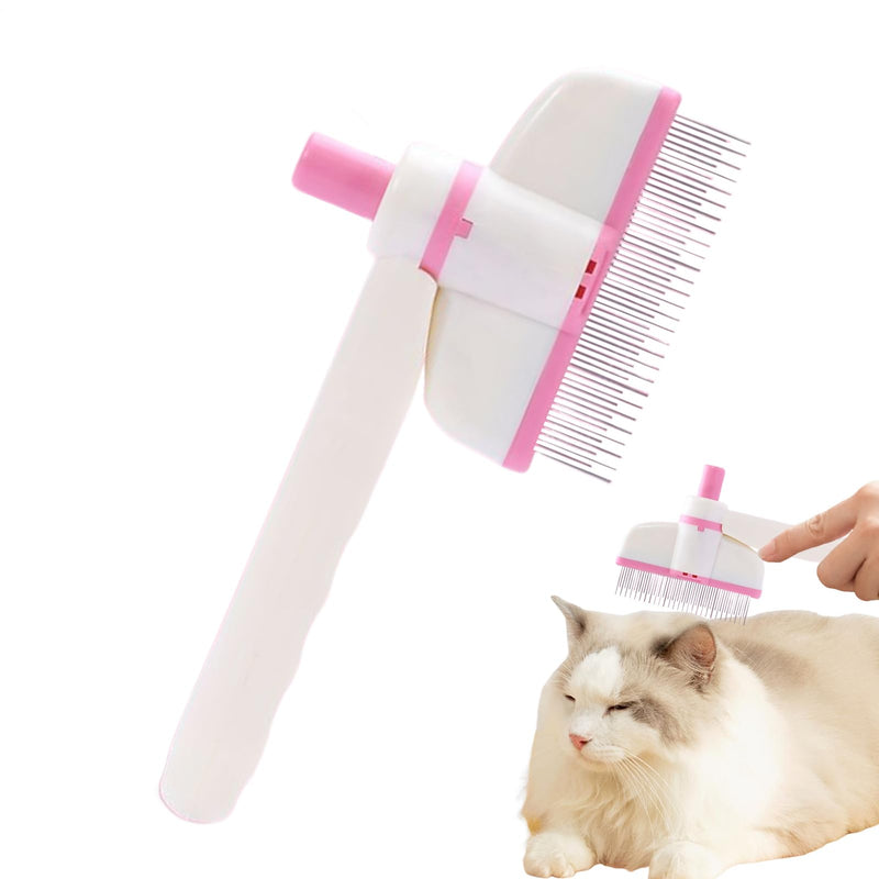 Pet ComM - 18 x 9 cm Rotatable Cat Care Brush | Fine Tooth Brush, Pet Hair Removal Tool for Daily Brushes, Routine Indoors, PUBLY Veterinary Clinic Kittens