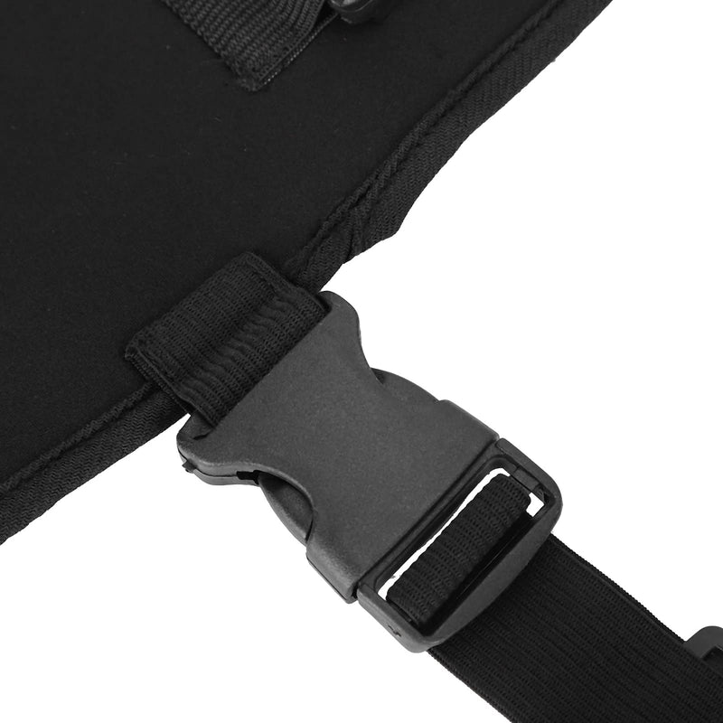 Pet Dog Hind Legs Protector, Adjustable Knee Brace Leg Support, Dog Hock Brace Rear Legs Joint Wrap(HJ25 Rear Double Leggings Black L) HJ25 rear double leggings black L