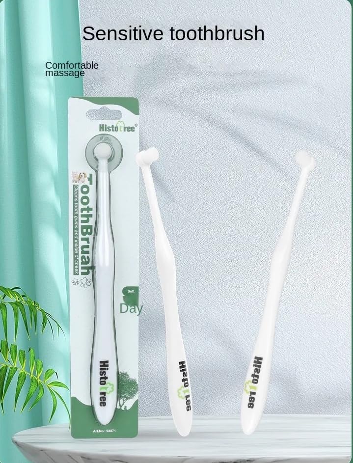 Micro Small pet Toothbrush, Cat and Dog Toothbrush, Dog Teeth Cleaning, Dental Brush for Small & Large Pets, Soft Bristle Brush for Dogs and Cats, Yorkies and Chihuahuas - PawsPlanet Australia