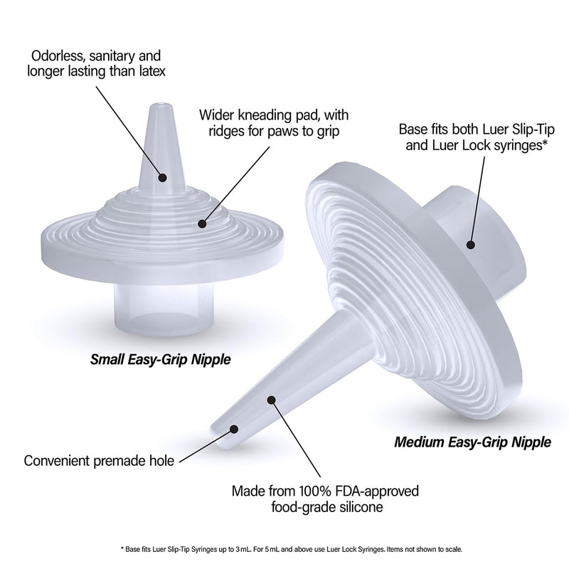 Henry's Healthy Pets Easy-Grip Nipple Feeding Kit - PawsPlanet Australia