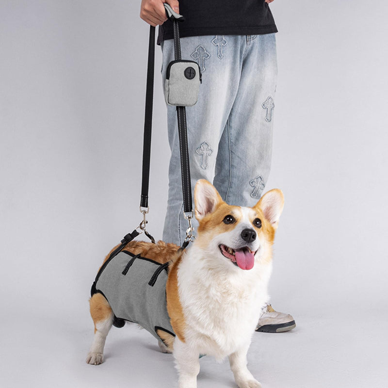 Full Body Support Dog Lift Belt with Ergonomic Constructions for Older Dogs with Shock Absorption and Adjustable Belt Shock Absorption Strust Harness
