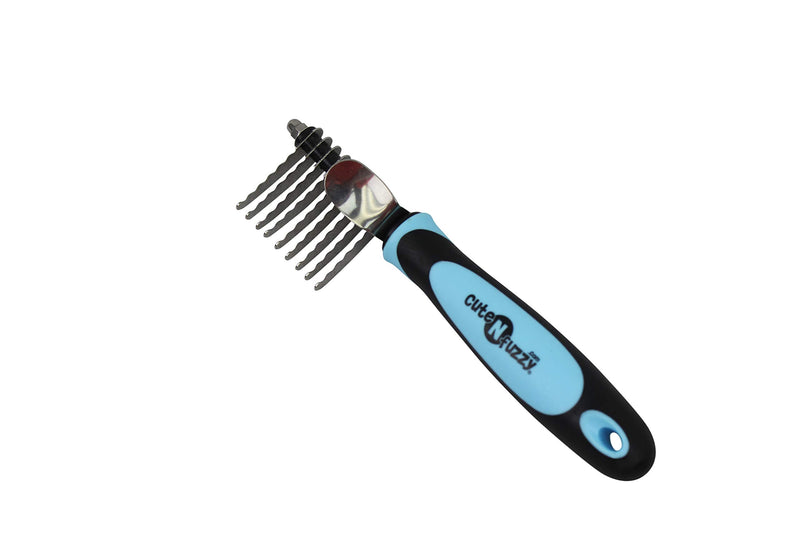 Pet Dematting Comb, Blue - PawsPlanet Australia