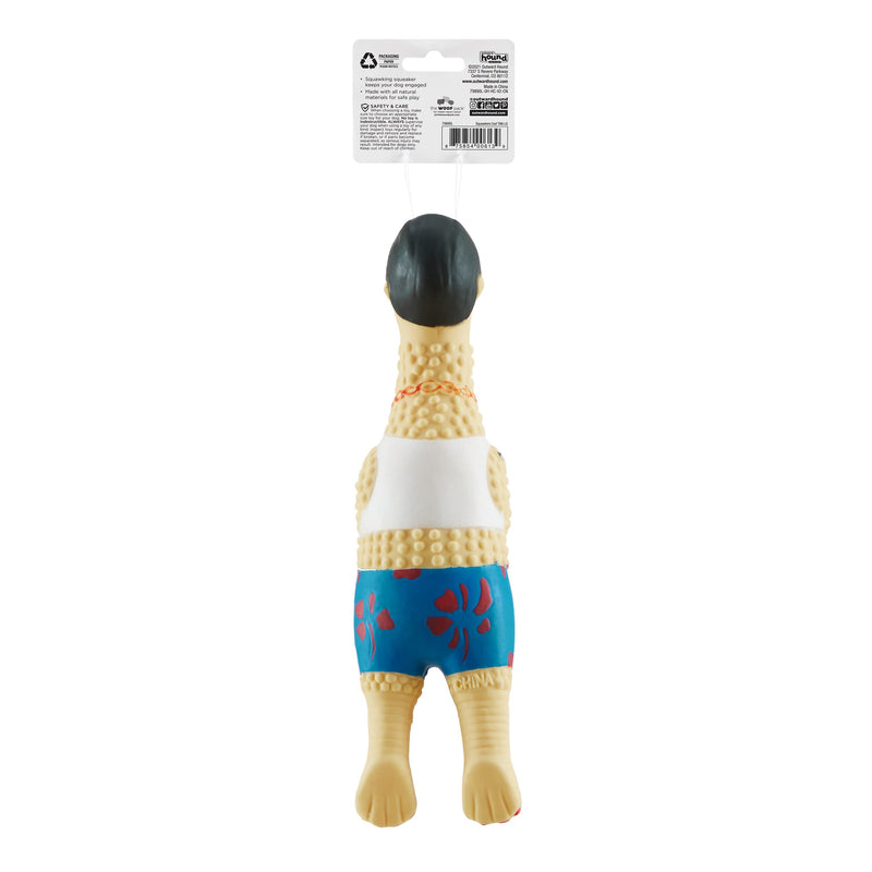 Outward Hound Squawkers Earl Latex Rubber Chicken Interactive Dog Toy, Large - PawsPlanet Australia