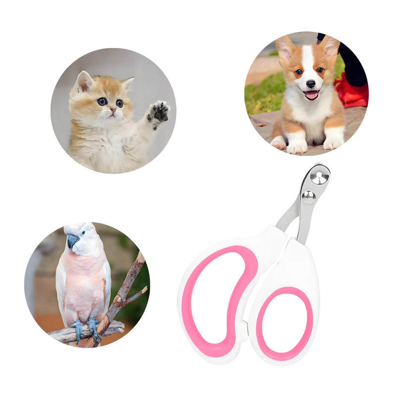 Stainless Steel pet Nail Clippers in Rose red, 1 Piece per Sale - PawsPlanet Australia
