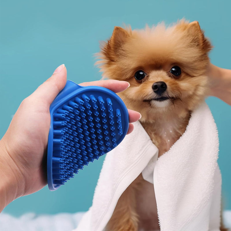 Dog Washing Gloves Brush for Pet: JOANGIHC 3PCS Dogs Shedding Wash Massage Gloves Grooming for Short Long Haired Dogs Cats (Pink) Pink - PawsPlanet Australia