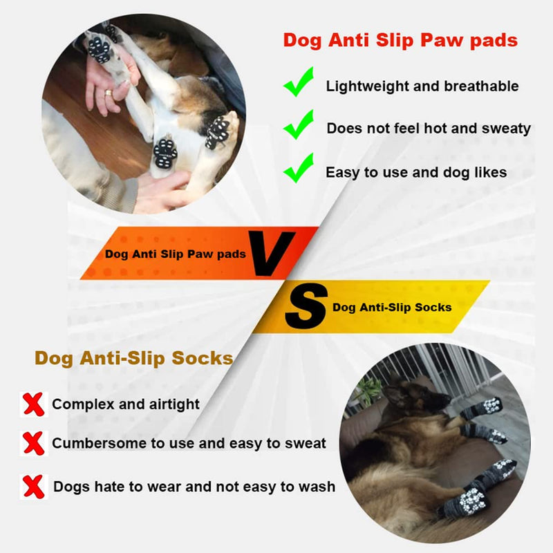 Dog Paw Protector Anti-Slip Grips to Keeps Dogs from Slipping On Hardwood Floors,Best for Summer Hot Pavement,Dog Shoes Booties Socks Replacemen XXL 24 Pieces 6Sets 24Pcs XXL (2.83" x2.52",61-80 lbs) - PawsPlanet Australia