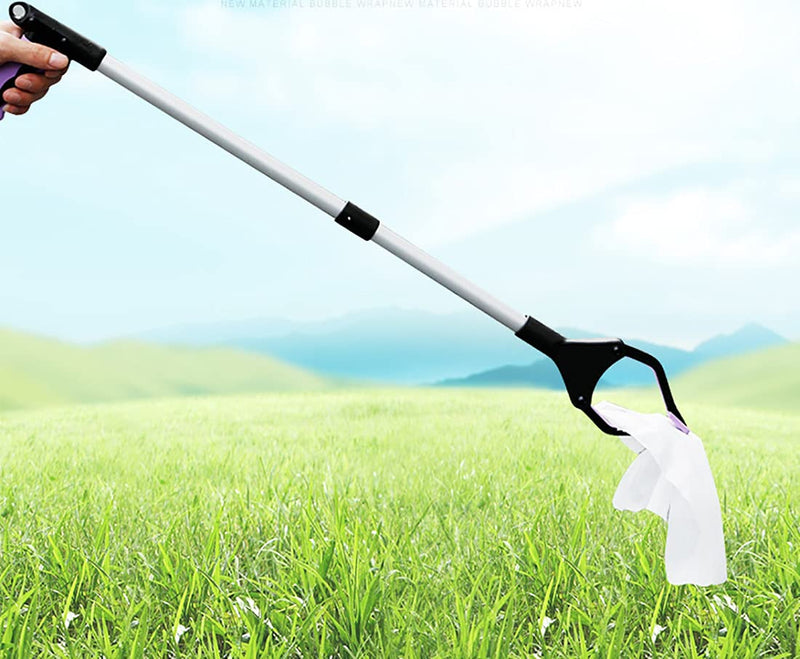 TOPZEA 3 Pack Grabber Reacher Tool for Elderly, 32 Inch Foldable Trash Pick Up Stick Grabbers Picker Upper, Long Claw Grabber Pickup Tool for Garbage, Mobility Aid Reaching Assist Tool, Garden Gripper - PawsPlanet Australia