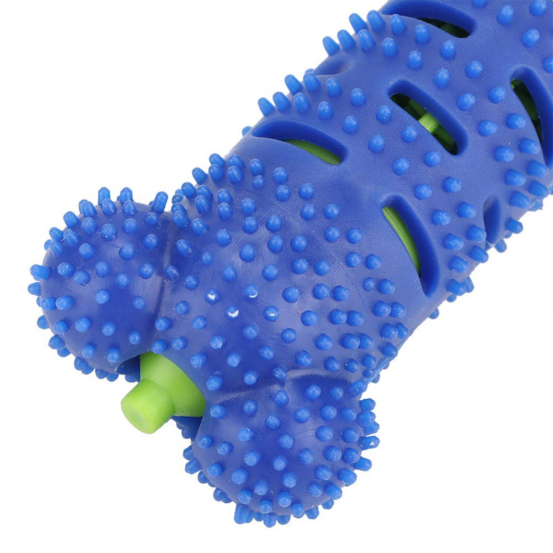 Silicone pet Toothbrush Stick, Multi Directional and Split Design for deep Cleaning, with Gum Massage nodules and Toothpaste Crevice, for Dogs Teeth Cleaning and Bad Breath