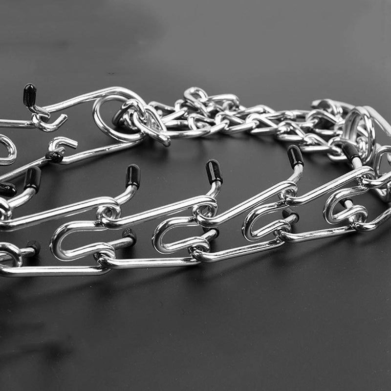Love Dream Dog Prong Training Collar, Metal Choke Pinch Dog Collar with Comfort Tips, Adjustable Pet Training Collar for Small Medium Large Dogs Medium (3.0mm,13"-18"Neck) - PawsPlanet Australia