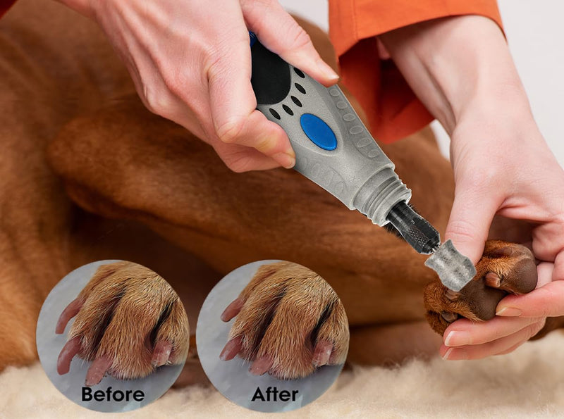 Pet Nail Grinder Trimmer for Dremel - Dog Nail Grinder Attachment Bit - 1/8'' Safe and Painless Nail Grinder Wheel for Dogs&Pets and Animals Toenail Care - PawsPlanet Australia