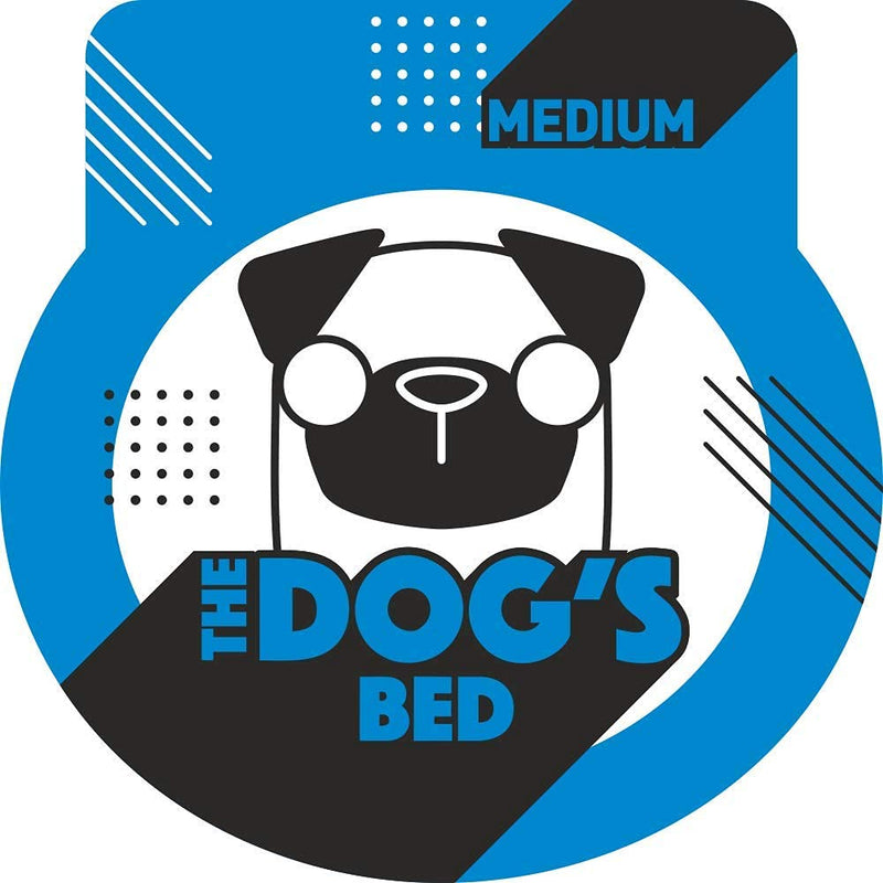 The Dog’s Bed Replacement Outer Cover, Oxford Fabric, Blue with Red Trim, Medium, 4-Inch Medium Spare Cover (4" Deep) - PawsPlanet Australia